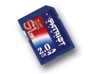 Patriot memory 2GB, Secure Digital (PSF2G40SD)